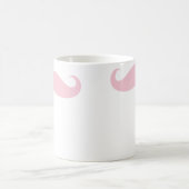 Roze Mustache Coffee Beverage Mok (Center)