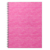 Roze muur notitieboek (Voorkant)
