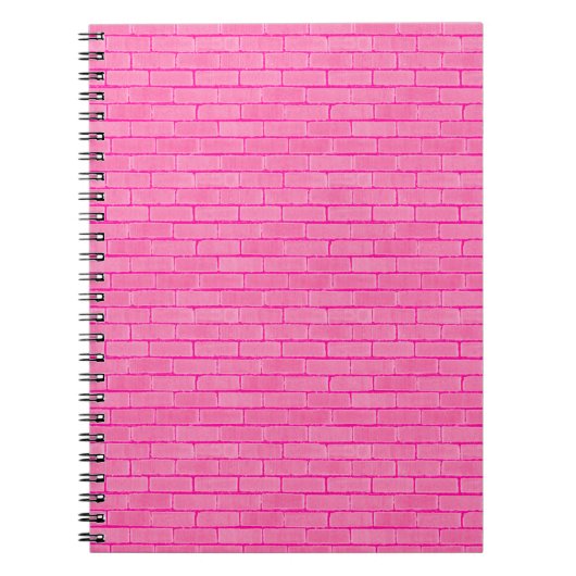 Roze muur notitieboek (Voorkant)