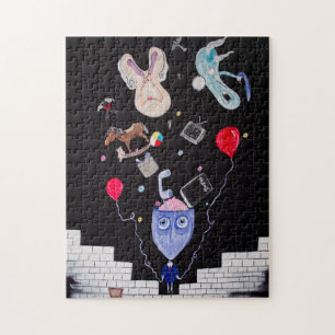 Roze muur - puzzel