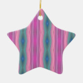 Roze muziek keramisch ornament (Voorkant)