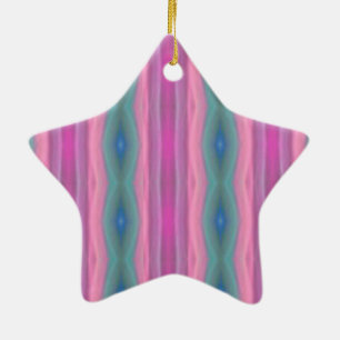 Roze muziek keramisch ornament