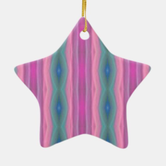 Roze muziek keramisch ornament (Achterkant)