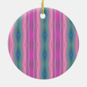 Roze muziek keramisch ornament (Achterkant)