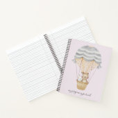Roze My Pregnancy Woodland Animals Journal Notitieboek (Binnen)