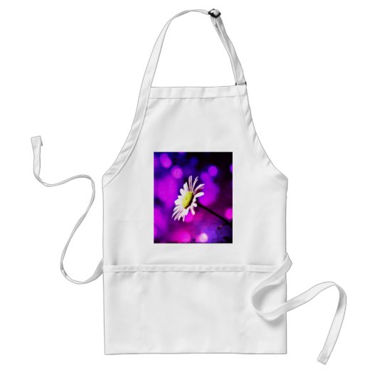Roze N Amethyst Daisy Standaard Schort (Voorkant)