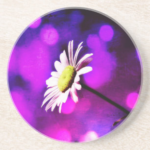Roze N Amethyst Daisy Zandsteen Onderzetter