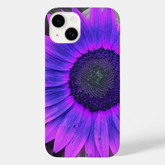 Roze N Paarse zonnebloem Case-Mate iPhone Case (Achterkant)