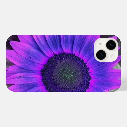 Roze N Paarse zonnebloem Case-Mate iPhone Case (Achterkant (horizontaal))
