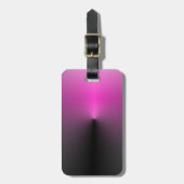 Roze-n-zwart punt bagagelabel (Voorkant verticaal)