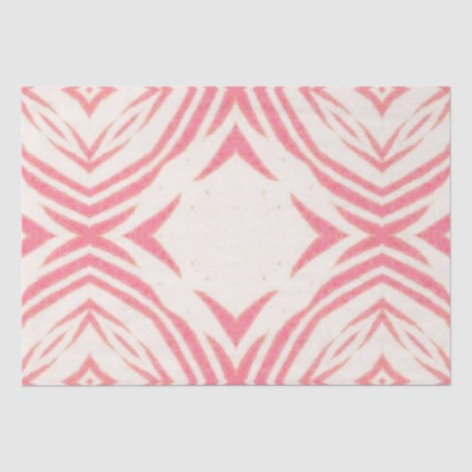Roze Naadloos Patroon Tissuepapier (Voorkant)