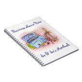 Roze naaibrei-laptop notitieboek (Rechterzijde)