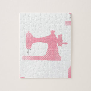 roze naaimachine legpuzzel