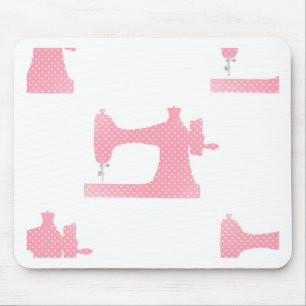 roze naaimachine muismat