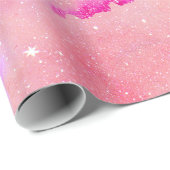 roze naald met reserveWaterverf Cadeaupapier (Rol Hoek)
