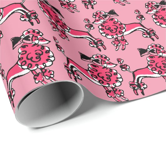 Roze naalden van 50 jaar cadeaupapier (Rol Hoek)