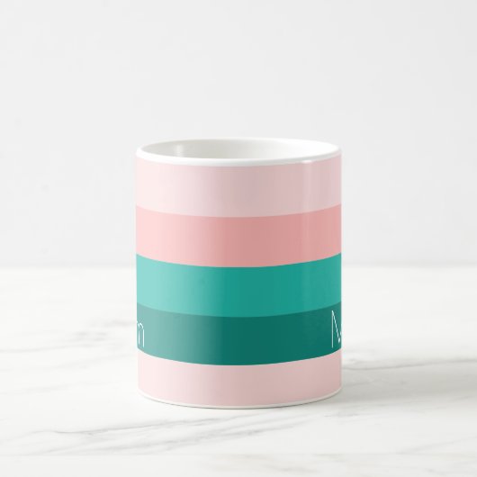 Roze naam koffiemok (Center)