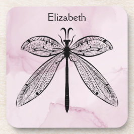 Roze naam voor wasflesscore bier onderzetter