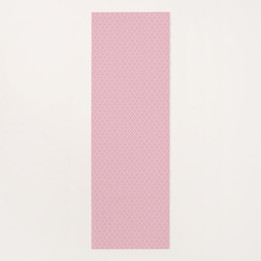 Roze naam yogamat (Achterkant)