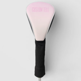 Roze naar Perzik Zonsondergang Ombre met Aanpasbar Golfheadcover