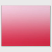 Roze naar Rode Ombre Cadeaupapier (Vlak)