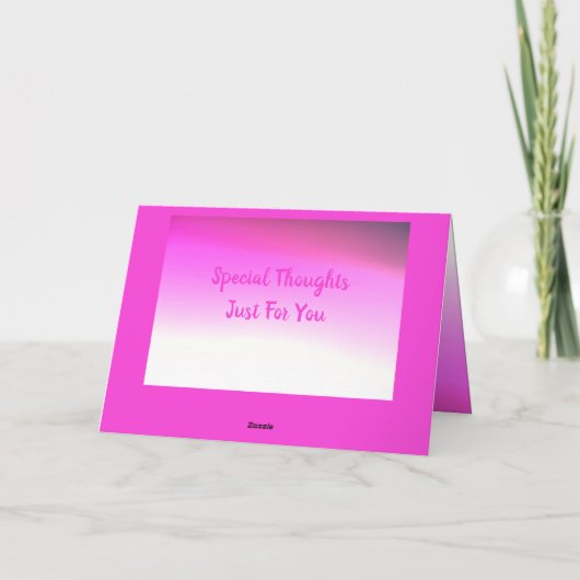 Roze naar roze kaart (Achterkant)