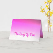 Roze naar roze kaart (Gele Bloem)