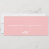 Roze nacht in Paris Graduparty Boarding Pass Kaart (Achterkant)