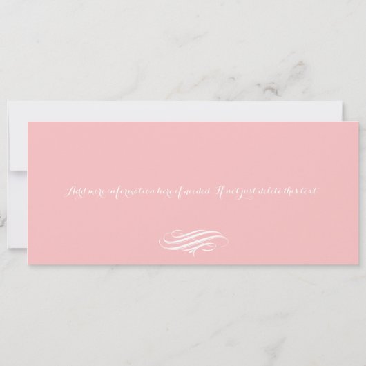 Roze nacht in Paris Graduparty Boarding Pass Kaart (Achterkant)