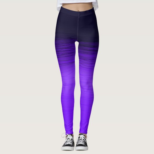 Roze Nachtgolven Leggings (Voorkant)