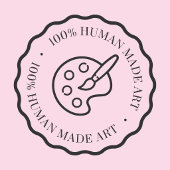 Roze Nagel Tech Gothic Lettering QR Code Vierkant Vierkante Visitekaartje