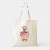 Roze nagellak tote bag (Achterkant)