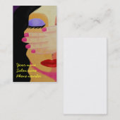 Roze nagels visitekaartje (Voorkant / Achterkant)