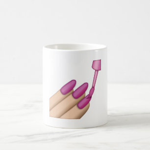 Roze Nail Pools - Emoji Koffiemok