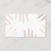 Roze Nail Pools | Loyalty-kaarten Klantenkaartje (Achterkant)