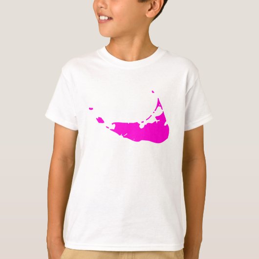 Roze Nantucket T-shirt (Voorkant)