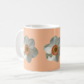 Roze Narcis Lente Bloem Koffiemok (Voorkant links)
