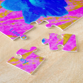 'Roze Narcissen' Legpuzzel (Zijkant)