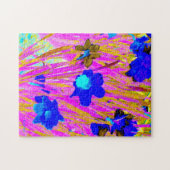 'Roze Narcissen' Legpuzzel (Horizontaal)