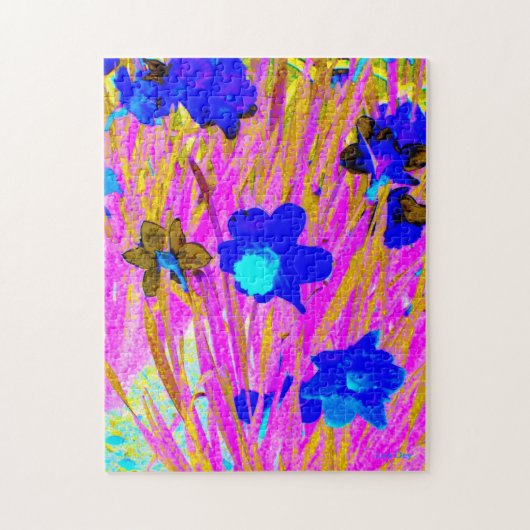 'Roze Narcissen' Legpuzzel (Verticaal)