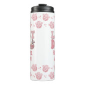 Roze Nashville Last Disco Bachelorette Gepersonali Thermosbeker (Voorkant)