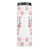 Roze Nashville Last Disco Bachelorette Gepersonali Thermosbeker (Achterkant)