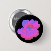 Roze Nasturtium Button (Voorkant /achterkant)