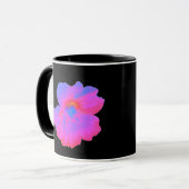 Roze Nasturtium Coffee Mok (Voorkant links)
