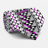 Roze Native Sun and Rain Tie Stropdas (Opgerold)