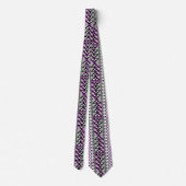 Roze Native Sun and Rain Tie Stropdas (Achterkant)