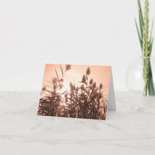 Roze Natuur notecard Kaart