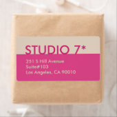 Roze - Natuurlijke reeks Etiket (Insitu)