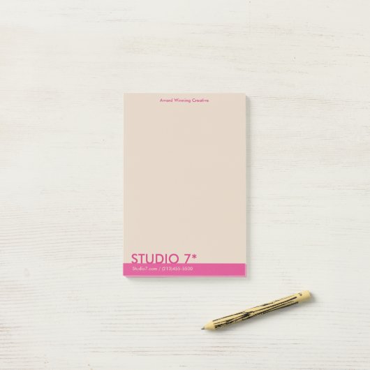 Roze - Natuurlijke reeks Post-it® Notes (Op bureau)