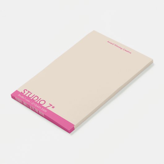 Roze - Natuurlijke reeks Post-it® Notes (Schuin)